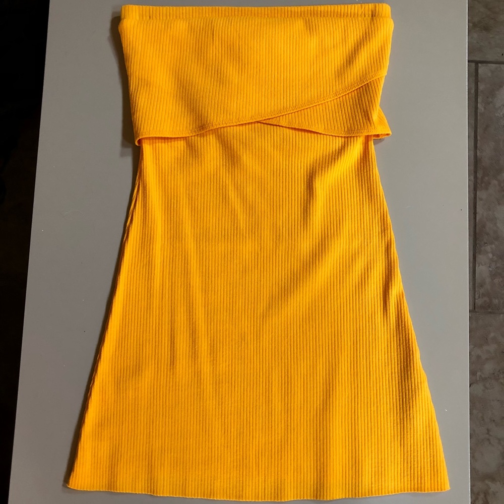 ASOS Petite Yellow Mini Dress